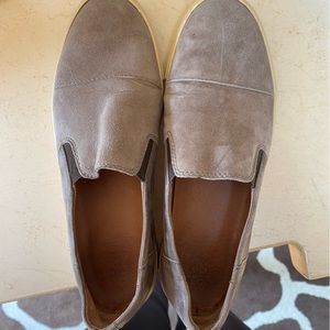 Frye suede slip on sneakers